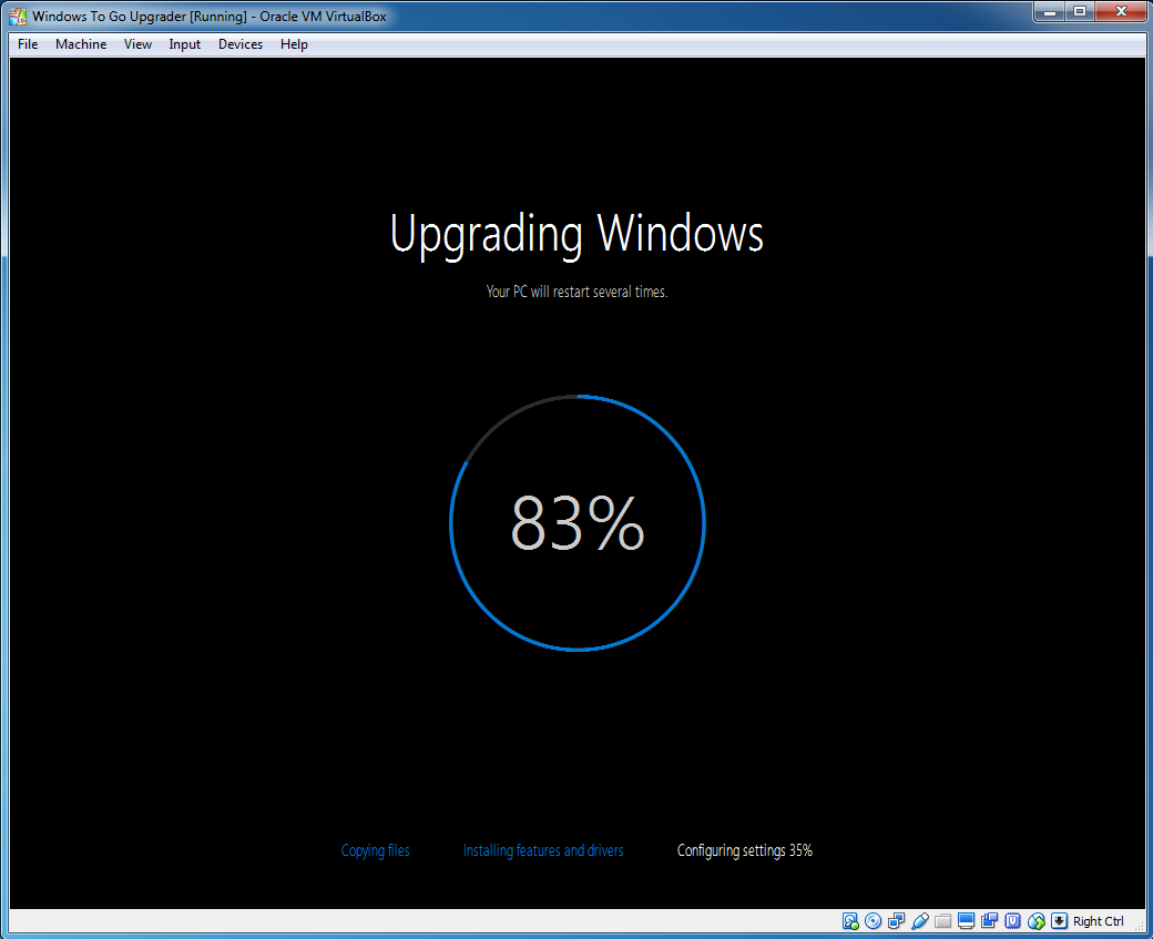 upgrading windows