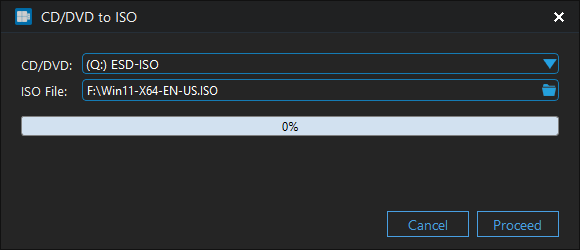 Select ISO Save Path